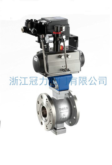 V型球閥：零部件少，使用操作方便！